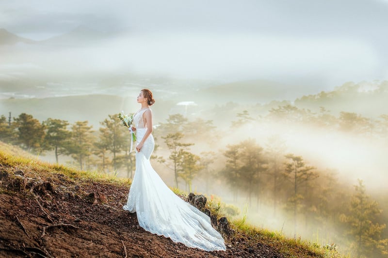 Bride with Retro Vibes
